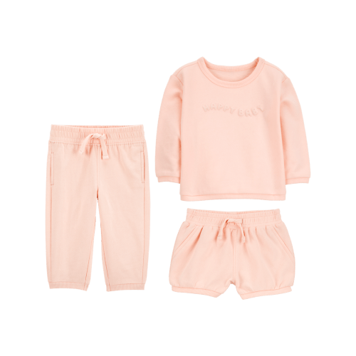 Carter's® | Three Piece French Terry Mix-and-Match Outfit Set