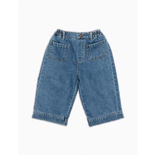 Birdie Wide Leg Jean in Medium Wash