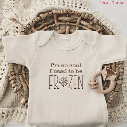 I'm So Cool I Used to be Frozen Onesies® Brand, Funny IVF baby Onesie®, Frozen Embryo Humor For Fertility Treatment, A45
