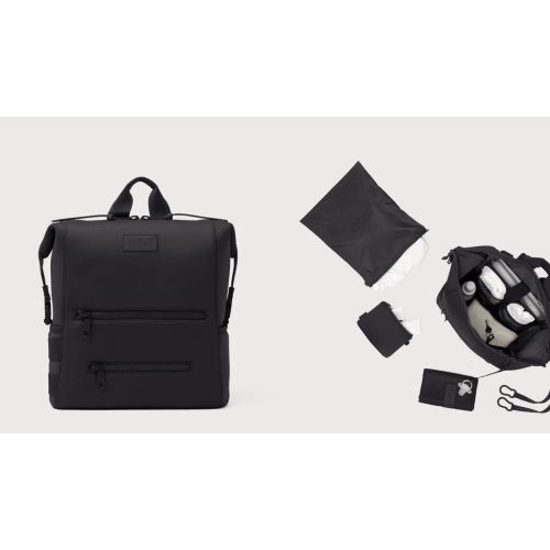 Indi Diaper Backpack in Onyx, Small