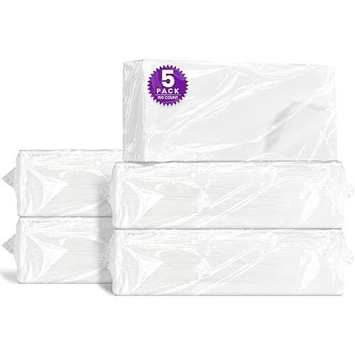 Disposable Dry Wipes - 150 Count (5 Packs of 30)