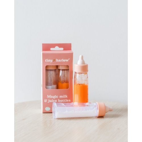 Tiny Harlow Magic Milk Juice Bottles – Play Kitchen Accessories – Playroom Collective