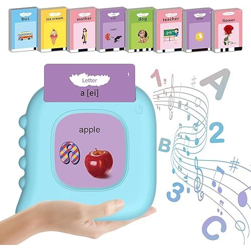 Toddler Learning Toys for 1-6 Year Olds, Montessori Toys for 1 2 Year Old, Learning Resources Materials, Educational Toys, Pocket Speech Therapy, 510Pcs Words Toddler Talking Flash Cards, Gifts Ideas