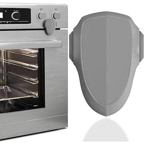 Oven Lock Child Safety, 1 Pack, Oven Door Lock Child Safety, Oven Baby Proofing, Heat-Resistant, Durable & Easy to Install Oven Safety Locks for Toddlers, Baby Proof Oven (Grey)