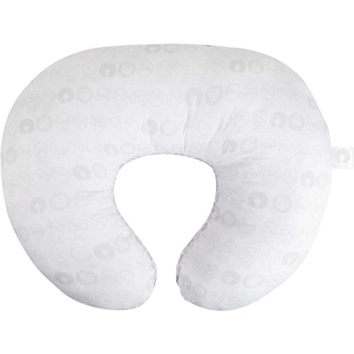 Boppy Nursing Pillow Bare Naked Original Support, Boppy Pillow Only, Nursing Pillow Cover Sold Separately, Ergonomic Nursing Essentials for Breastfeeding and Bottle Feeding, with Firm Fiber Fill - White