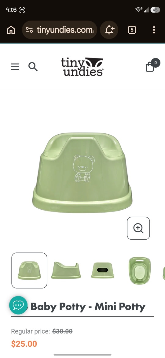 The Baby Potty - Mini Potty