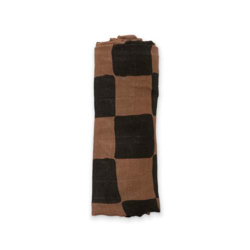 Ink & Earth Checkerboard Muslin Swaddle Blanket – Ellie Sue