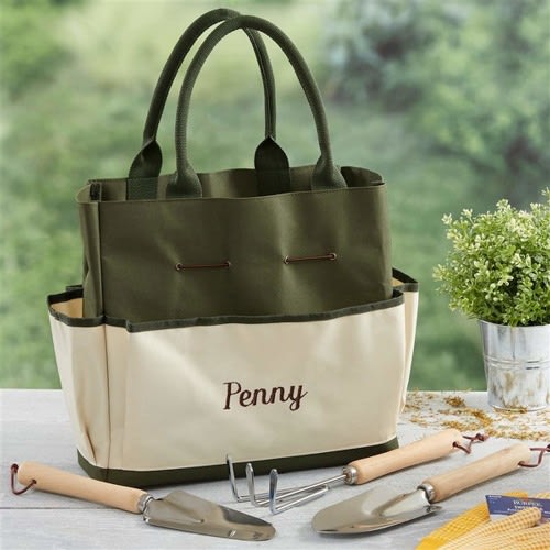 My Garden Personalized Garden Tote and Tools, Gifts for Her, Gardening Gifts, Christmas Gifts, Mothers Day Gifts, gift for gardening