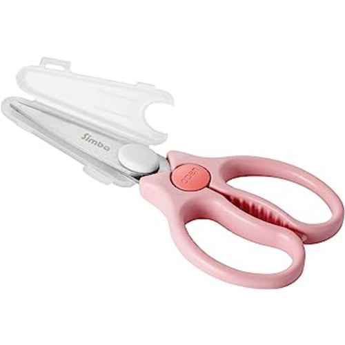Simba Premium Portable Safety Food Scissors (Pink)