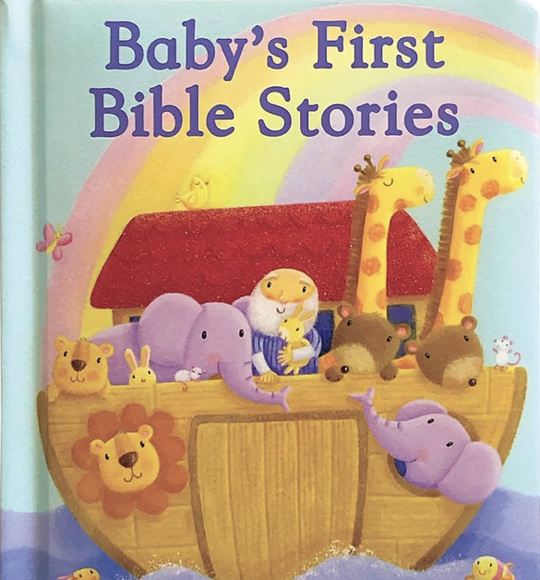 Baby's First Bible Stories Padded Board Book - Gift for Easter, Christmas, Communions, Newborns, Birthdays, Beginner Bible