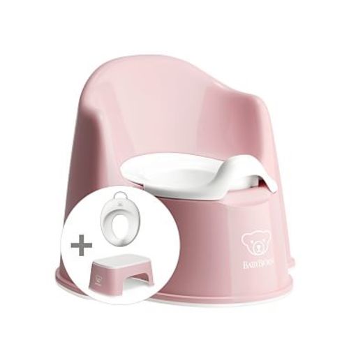 BabyBjörn® Potty Training Bundle, Powder Pink/White