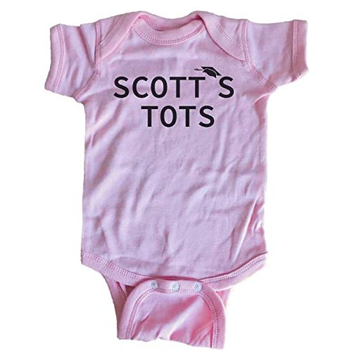 SADODER Scott's Tots The Office Short Sleeve Cotton Baby Bodysuit Romper Jumpsuit