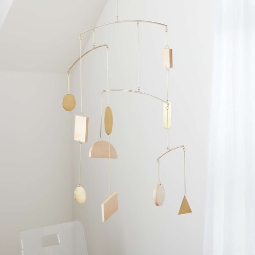 Simple Shapes Geometric Baby Nursery Mobile