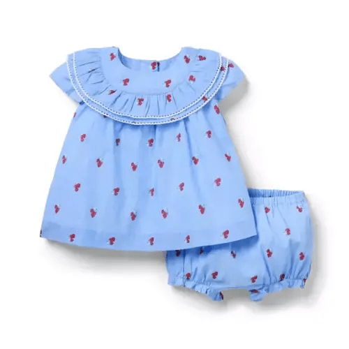 Baby Ocean Air Strawberry Baby Strawberry Matching Set by Janie and Jack