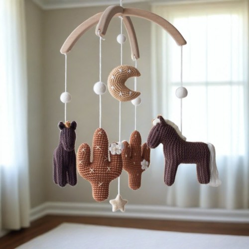 Cowgirl nursery mobile