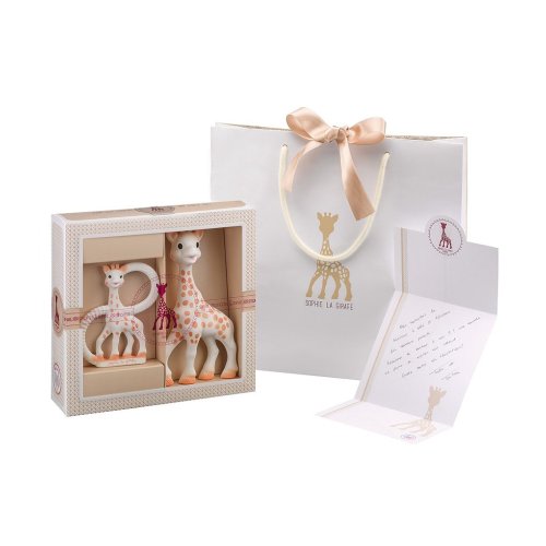 Sophie La Girafe Teether & Teething Ring Classical Gift Set