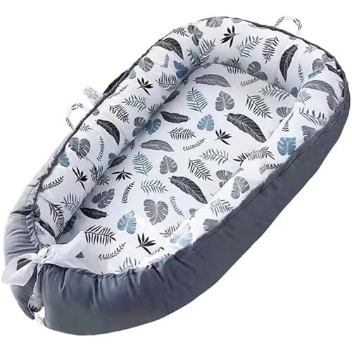 Baby Lounger,Infant Lounger for Newborn Cover Foam Newborn Lounger for 0-12 Months, Breathable Portable Soft Baby Floor Seat Cover for Travel, Newborn Essentials