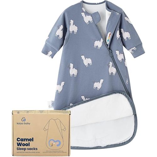 Unisex Sleeping Bag for Babies and Toddlers 1.0 Tog Sleep Sack 6-18Months, Newborn Sleep Sack, Wearable Blanket Baby,One piece Long sleeves,Gifts for Baby