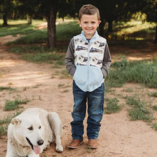 Western Train Fleece Vest Baby (0-18M)