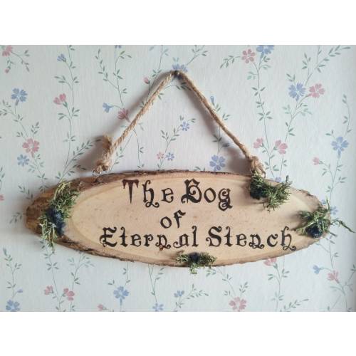 Bog of Eternal stench, wood burn sign, the Labyrinth