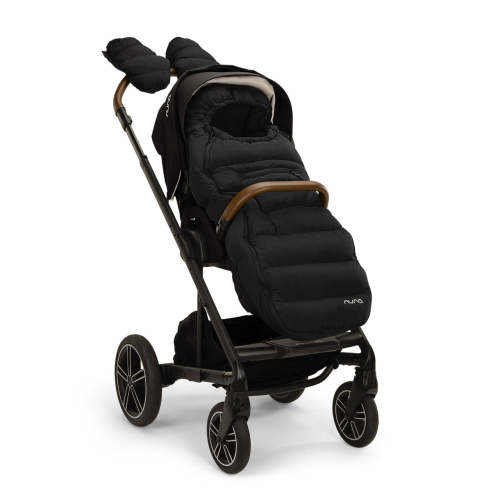 Nuna Footmuff Winter Stroller Set - Caviar/Cognac