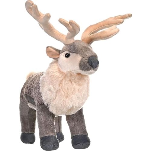 Wild Republic Reindeer Plush, Stuffed Animal, Plush Toy, Kids Gifts, Animal Plush, 12-inches