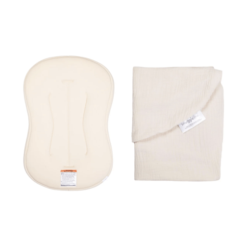 Lounger Curve + Muslin Cover Set | Natural