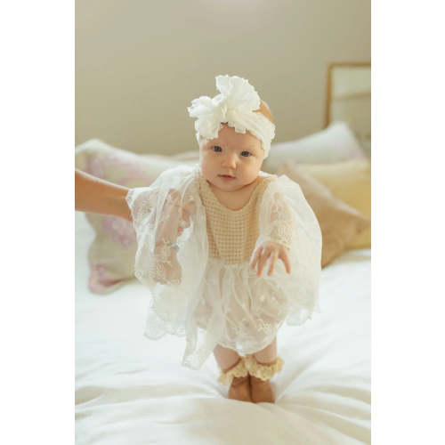 Swoon Layered Headband in White | Reverie Threads