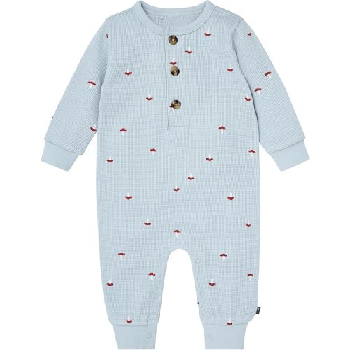 Modern Moments by Gerber Baby Henley Waffle-Knit Romper