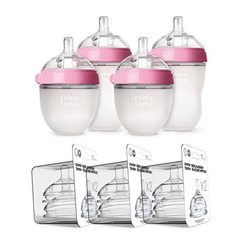 7-Piece Baby Feeding Set (Pink)