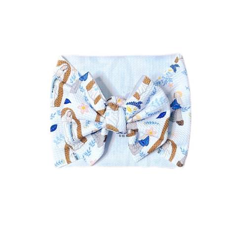 Catholic saints headband, Our Lady of Lourdes headband, Catholic headbands, Baby headbands, Catholic, headbands, Baby headbands