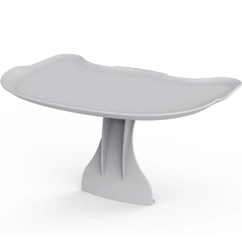 Seat Tray Accessory Compatible with Bumbo Floor Seat, Tray Surface for Feeding and Play, Easy to Clean and Install, for Baby Boys and Girls 3 to 12 Months, Only Tray, Grey