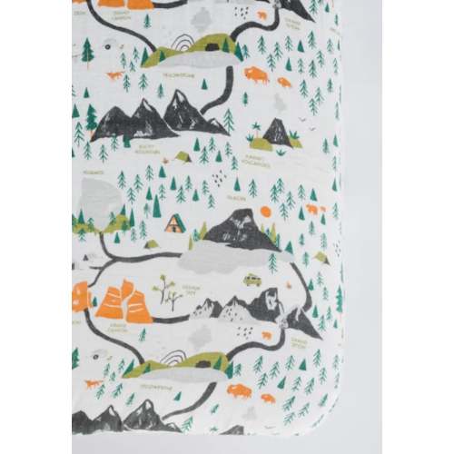 National Park Muslin Crib Sheet - Etsy