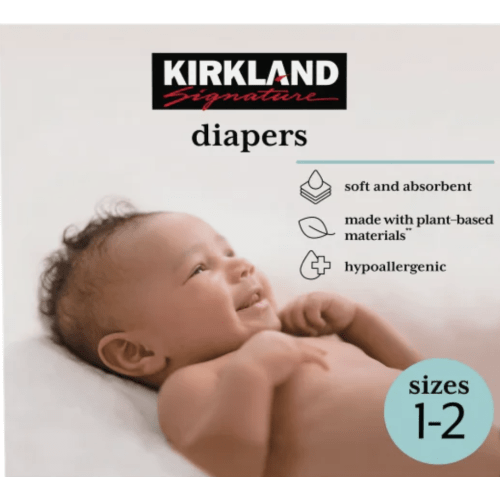Kirkland Signature Diapers Sizes 1-2
