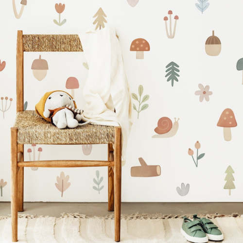 Forest Foliage Fabric Wall Decals