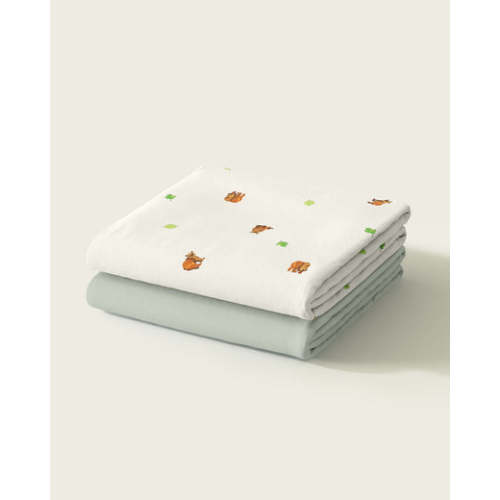 Brown Bear, Brown Bear Crib Sheet Set | Eric Carle x Nestig