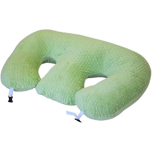 Twin Z Pillow Green, The Only 6 in 1 Twin Pillow for Breastfeeding, Bottlefeeding, Tummy Time and Support, A Must Have for Twins