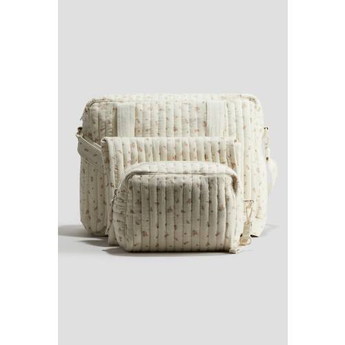 3-PIECE PADDED DIAPER BAG SET