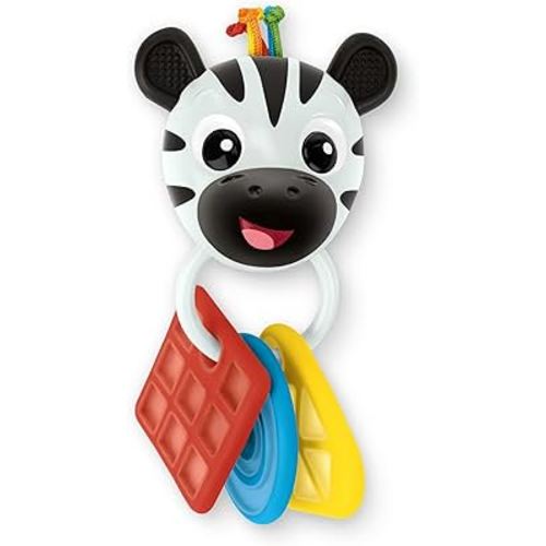 Baby Einstein Shake-a-Shape Zen Teether Toy, Multisensory, Ages 3 Months and Up