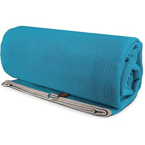 CGEAR Original Sand-Free Outdoor Rug Camping Mat - Water-Resistant & Anti-Fade Material - Military-Grade - Reversible Design - Area Rug for Beach, RV, & Picnics - Includes Travel Bag
