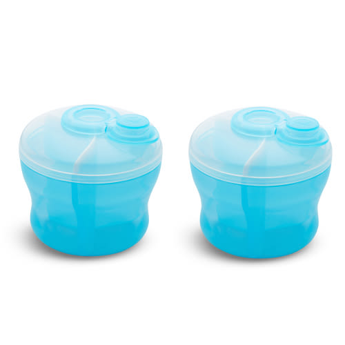 Munchkin Infant Formula Dispenser, Includes Flexible Seal, BPA-Free, 2 Pack, Blue
