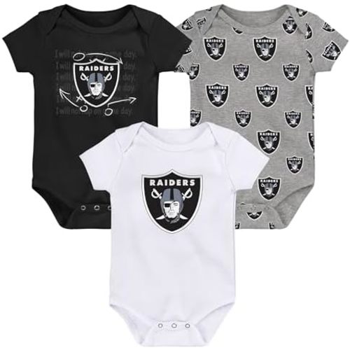 Outerstuff Newborn & Infant NFL Team Starter 3-Pack Bodysuit Set