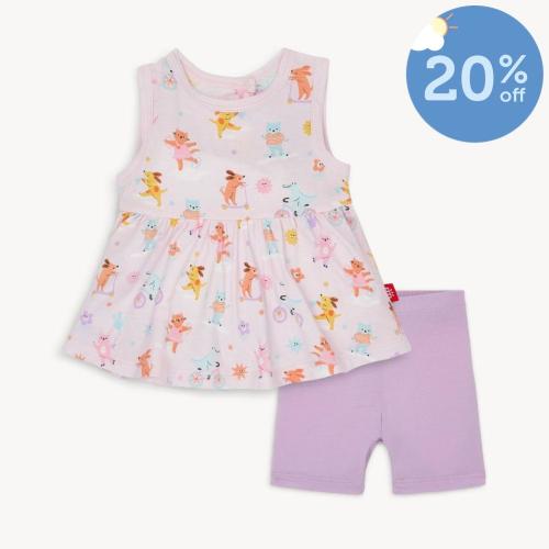 playground pals modal magnetic roll around sleeveless top + bike short – Magnetic Me