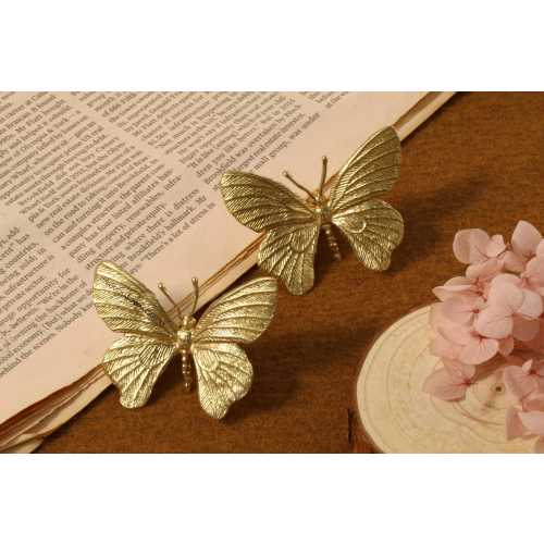 Gold Butterfly Knobs , aged Butterfly drawer pulls, custom engraved wardrobe Knobs decorative Cabinet Knobs Modern Drawer Knob