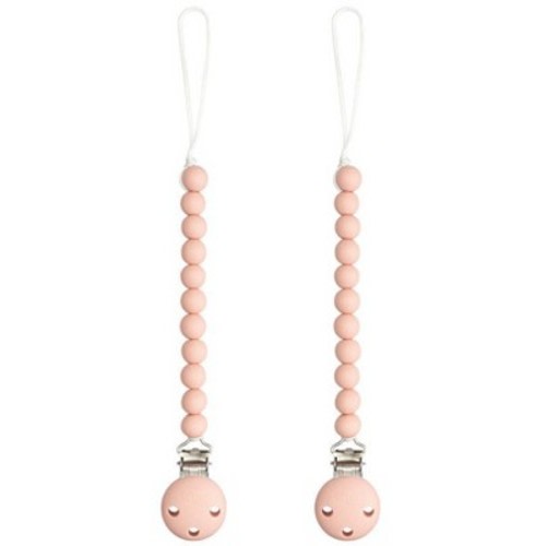 Pacifier Clip for Boys and Girls by Comfy Cubs, Color: Pink blush