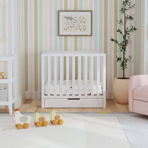 Carter's Colby 4-in-1 Convertible Mini Crib with Trundle – DaVinci Baby