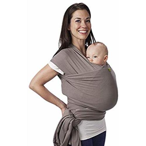 Boba Wrap Baby Carrier, Grey - Original Stretchy Infant Sling, Perfect for Newborn Babies and Children up to 35 lbs