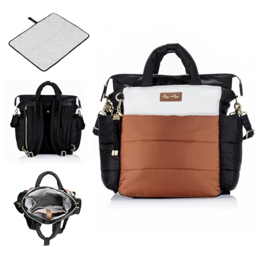 Itzy Ritzy Dream Convertible Diaper Bag Tote Backpack - Baby Diaper Bag with 14 Pockets, Changing Pad & More