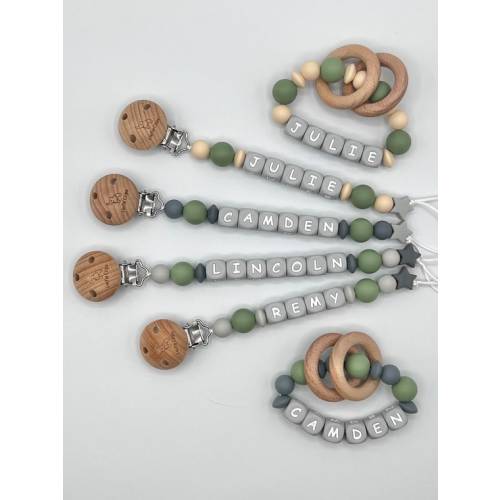 Pacifier Clip Personalized Pacifier Holder Binky Clip Baby - Etsy