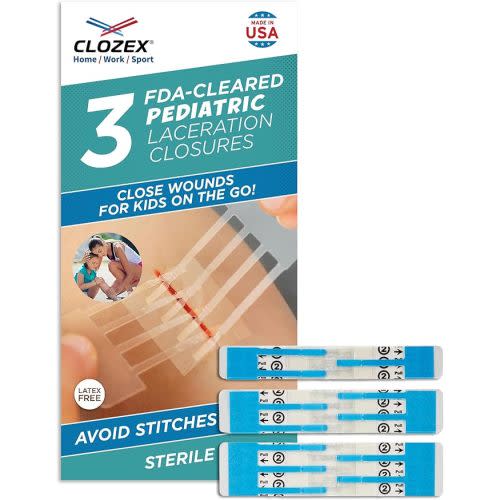 Clozex | Pediatric Laceration Closures - 3 Pack, 5/8” 3/4” 1”